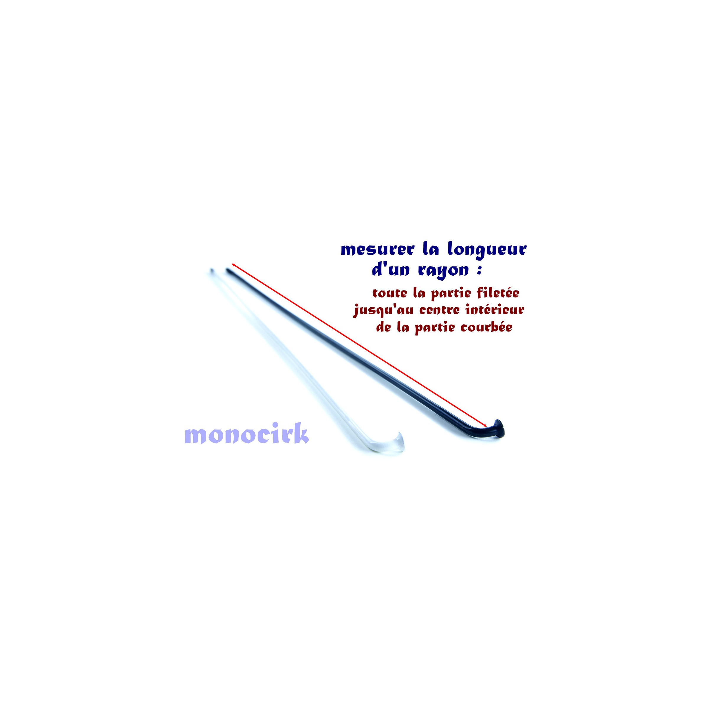 rayon classique double butted calculer la longueur d un rayon