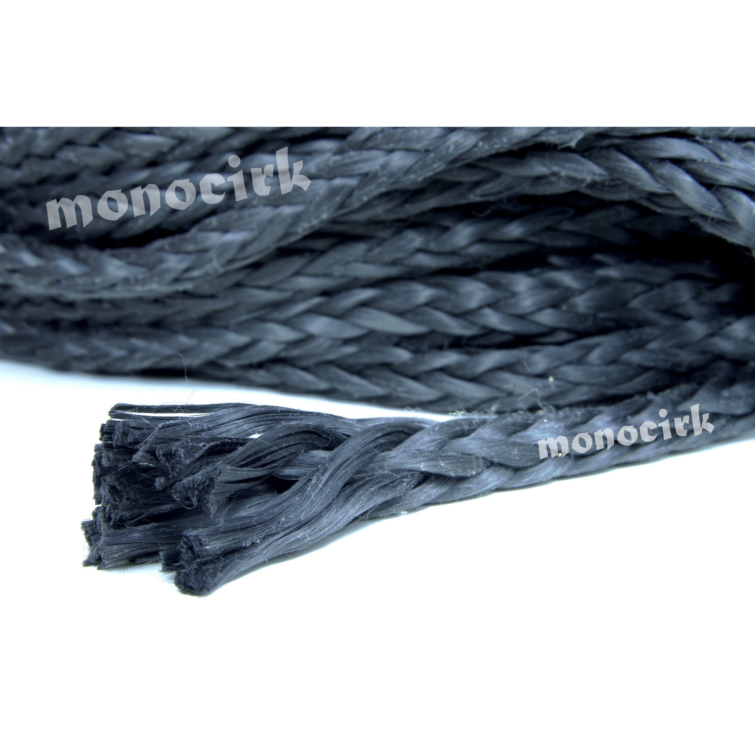 Corde kevlar PARABRAID ø6mm au mètre noir 16x tressée de Kanirope®