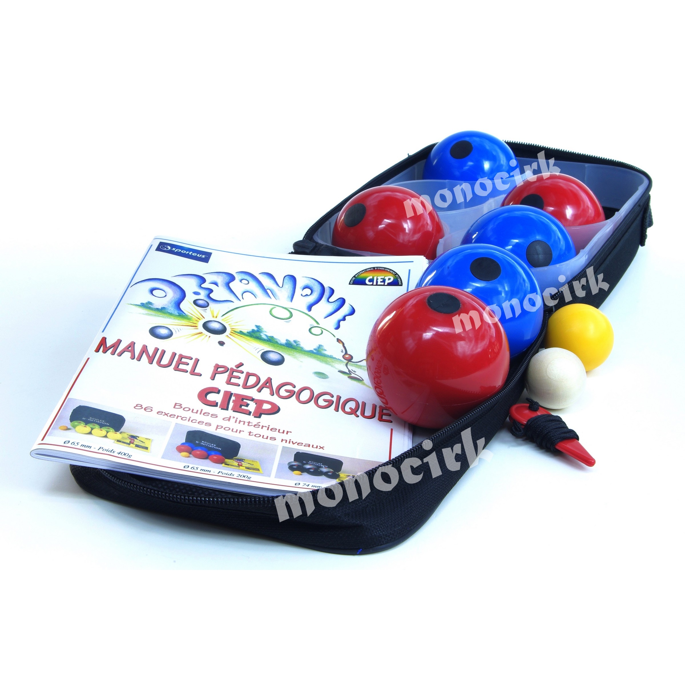 coffret 3 boules souples d'intérieur