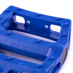 pédales nylon bleues