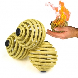kit 3 balles feu 80mm