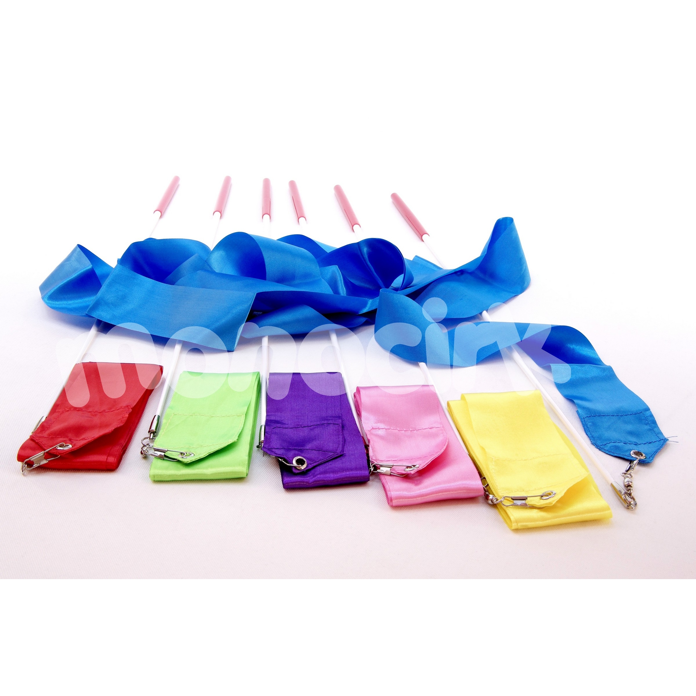 ABOOFAN Lot de 4 Rubans de Gymnastique Rythmique pour Enfants (2 m Rouge)