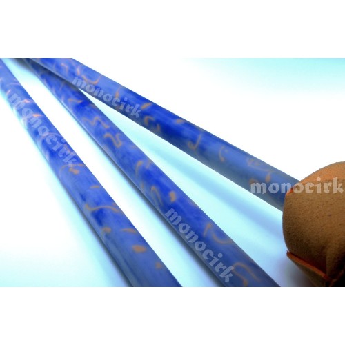 bâton du diable fleurs PICASSO fibre bleu, magasin jonglerie Nantes 44