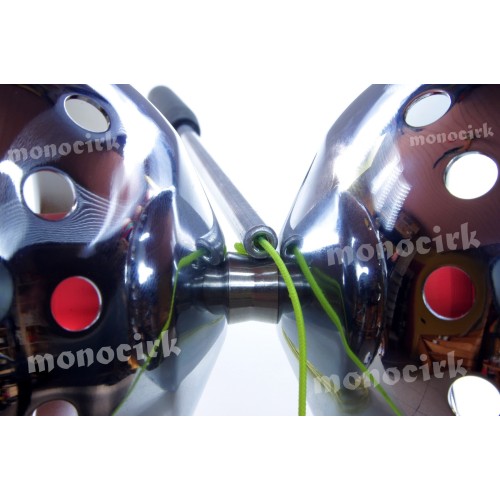 diabolo feu Comet FYREFLI coques acier, magasin jonglerie Nantes 44