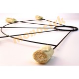 Paire éventails feu russes 5 branches, magasin cirque jonglerie Nantes