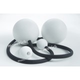 paire poïs contact 100mm blanches 530g