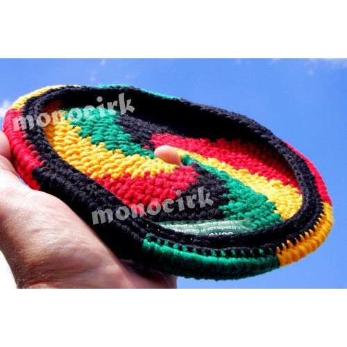 frisbee coton 21cm Rasta El Grande, Guatemala, magasin cirque Nantes
