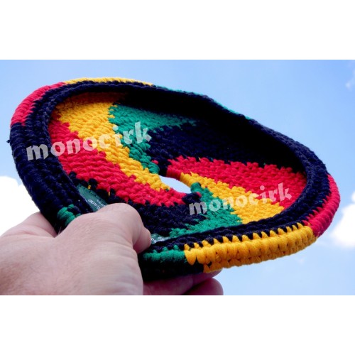 frisbee coton 21cm Rasta El Grande, Guatemala, magasin cirque Nantes