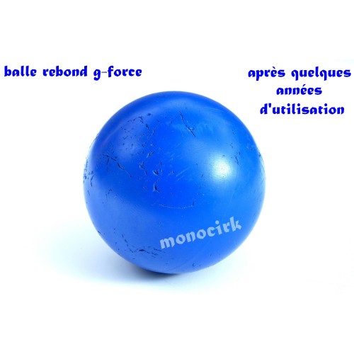 balle rebond 70mm 185g G-Force PLAY, magasin cirque Nantes jonglerie