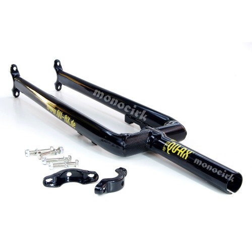 fourche monocycle QU-AX acier 19" noire