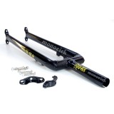 fourche monocycle QU-AX acier 19" noire