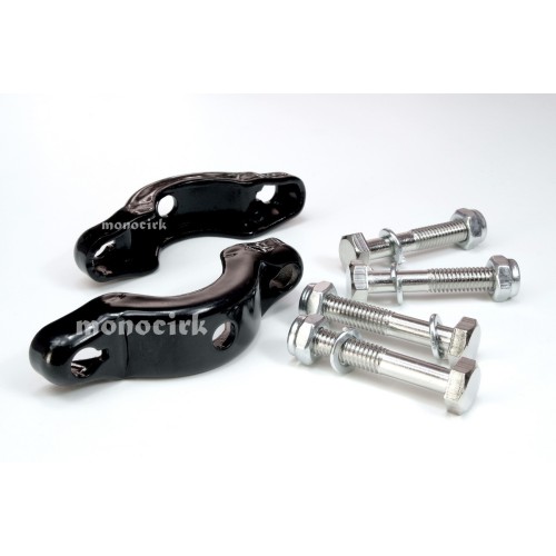 monocycle cages à roulements acier noires