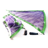 bolas poïs drapeaux lestés violet-vert