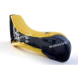 Magasin cirque, monocycle Nantes, selle QU-AX LUXUX jaune + poignées