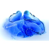 poïs bolas balles bleues-foulards bleus fluo, Magasin cirque Nantes 44