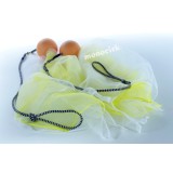 poïs bolas balle orange, foulards blanc fluo, boutique cirque Nantes