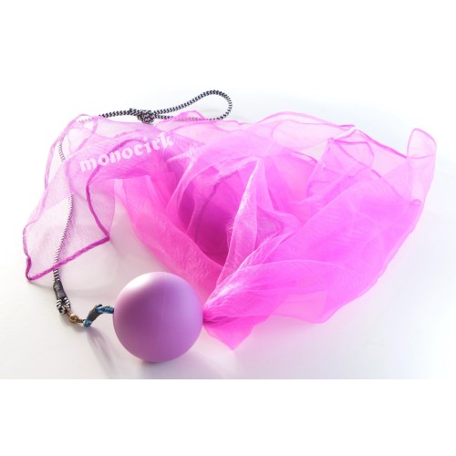 copy of poïs balles foulards blanc-rose