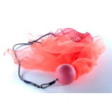 copy of copy of poïs balles foulards blanc-rose