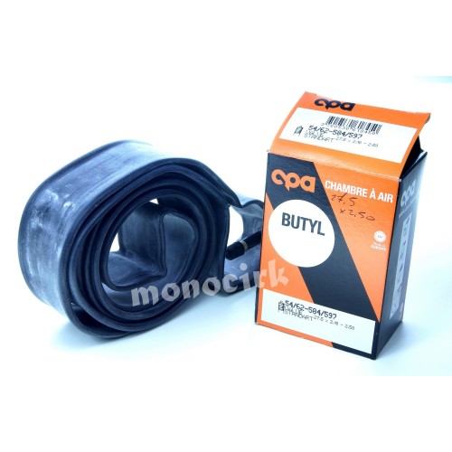 chambre à air CPA 27,5" x 2,5" valve Schrader