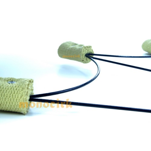 Paire éventails feu russes 3 branches, magasin cirque jonglerie Nantes