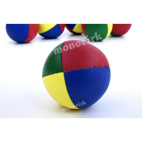 balle à jongler à grains et coutures, 67mm 4 couleurs BEACH