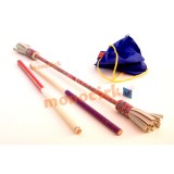 bâton du diable fleurs BRAVO fibre verre, magasin jonglerie Nantes 44