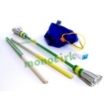 bâton du diable fleurs BRAVO fibre verre, magasin jonglerie Nantes 44