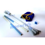 bâton du diable fleurs BRAVO fibre verre, magasin jonglerie Nantes 44