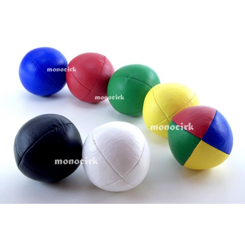 petite balle à jongler simili cuir de HENRYS, 58mm, 85g