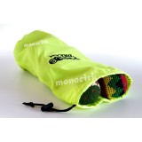 petit sac rangement balles accessoires jaune fluo 37cmx19cm