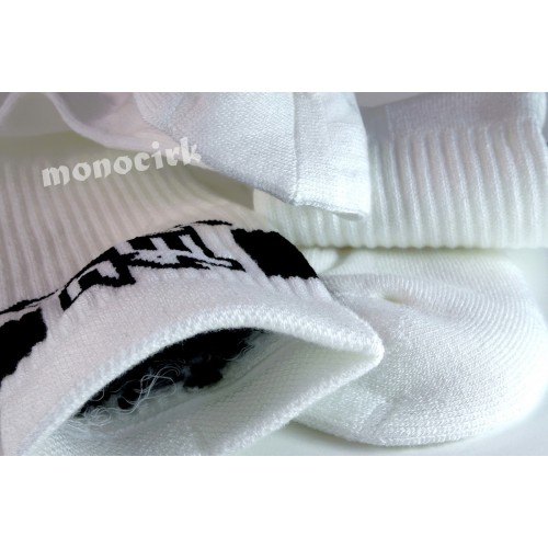 chaussettes blanches TRY ALL 35-38, magasin monocycle Nantes cirque