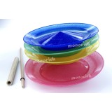 assiette chinoise pailletée Mister Babache 23cm avec baguette Henrys