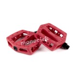 pédales BMX monocycle ECLAT Plaza rouge en nylon