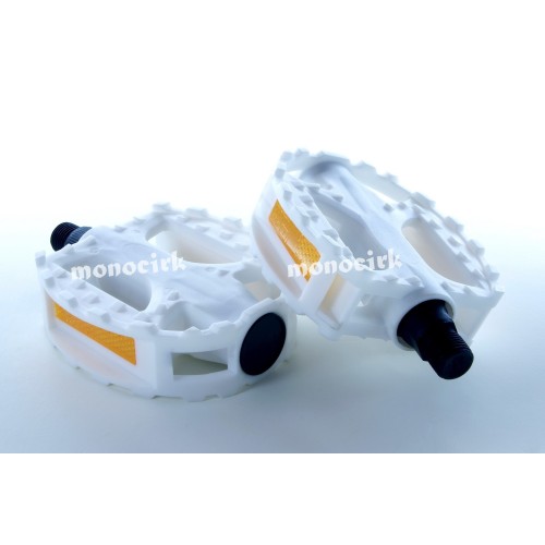 pédales blanches en plastique, vélo enfant, monocycle