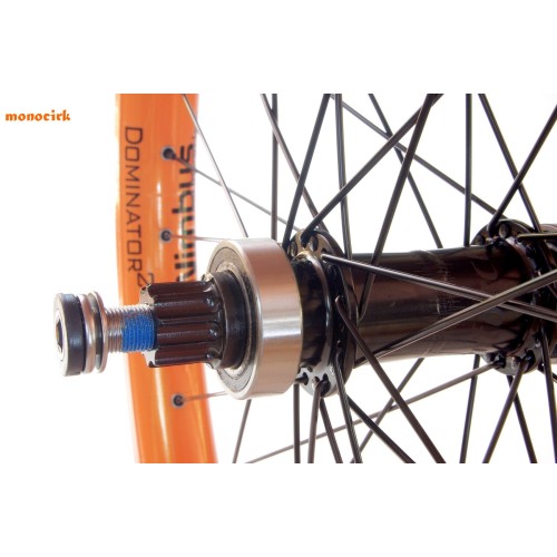 roue monocycle ISIS 24" orange Nimbus-Koxx, magasin cirque Nantes 44