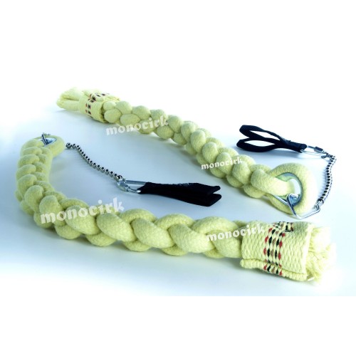 paire bolas feu corde kevlar tressée 13mm FNG COBRA XL 50cm