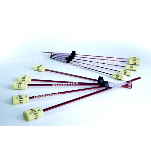 paire éventails feu pliables FNG 5 branches kevlar 50mm