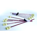 paire éventails feu pliables FNG 5 branches kevlar 50mm