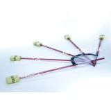 éventails feu pliables 5 branches FNG, magasin jonglerie Nantes BREIZH