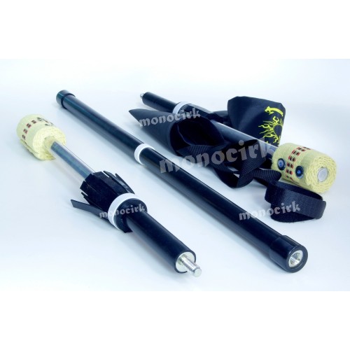 staff feu contact démontable 140cm 900g, magasin jonglerie Nantes 44