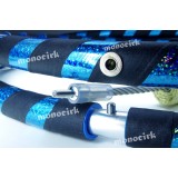 cerceau hoop feu 90cm pliable 5 mèches, magasin cirque jongle Nantes