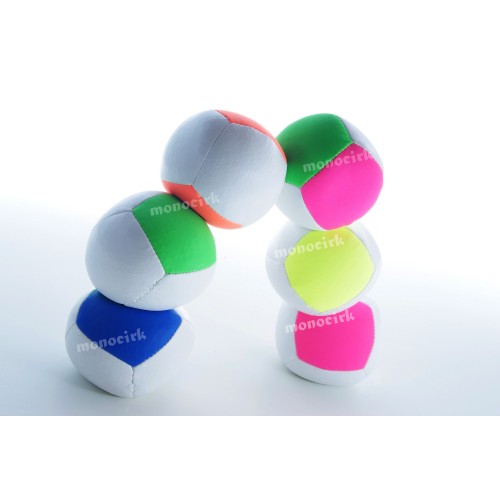 balle jonglerie cube PRO 63mm 110g blanc-fluo, magasin cirque Nantes