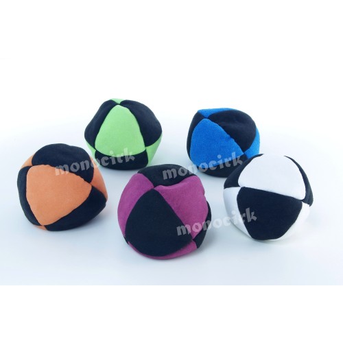 balle sac jonglerie ultra molle 55mm 70g 8 panneaux graines plastique et métal