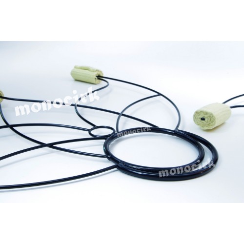 Paire éventails feu LOTUS 3 branches, magasin cirque jonglerie Nantes