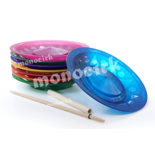 assiette chinoise HENRYS avec baguette bois démontable HENRYS, couleurs transparentes