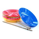 assiette chinoise souple PLAY 23cm avec baguette bois démontable HENRYS