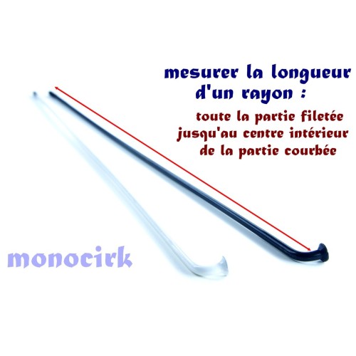 têtes de rayons 14G couleurs anodisées