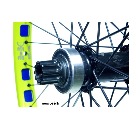 roue monocycle ISIS 24" ultra légère, montage personnalisé à Nantes