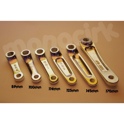 manivelles ISIS QU-AX aluminium 114mm, monocycle magasin Nantes