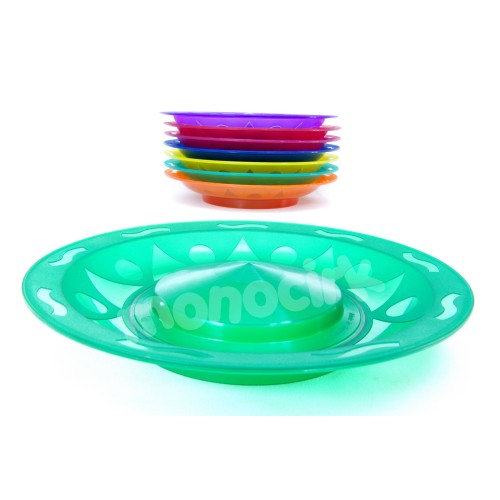 assiette chinoise HENRYS transparente, matériel cirque magasin Nantes